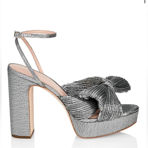 Loeffler Randall Shoes - LOEFFLER Randall Natalia Pleated Platform Sandals in size 7